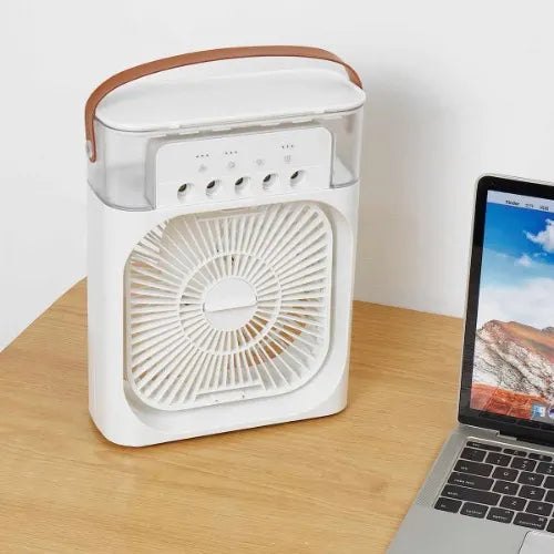 Mini léghűtő USB 3 sebességgel, aromaterápiával és permetezéssel – ideális irodába és hálószobába