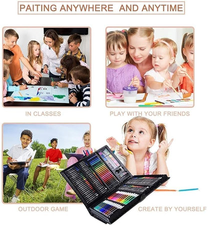 150 darabos színes ceruza készlet gyerekeknek