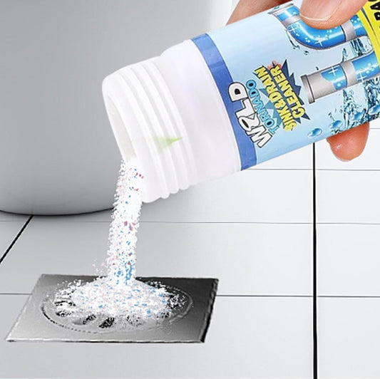 Lefolyótisztító por – feloldja a zsírt, a hajat és a szennyeződéseket