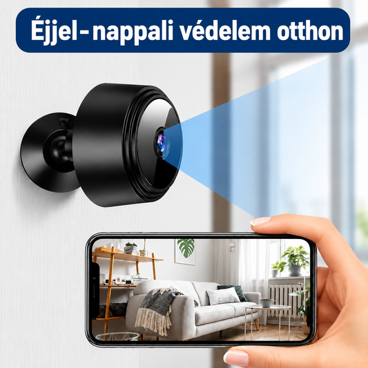 Kompakt rejtett kamera – mindent lát, éjjel-nappal