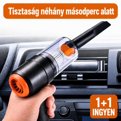 Hordozható Mini Porszívó Vezeték Nélkül – Mindenhova Elfér, USB-ről Töltődik, Mindig Kéznél