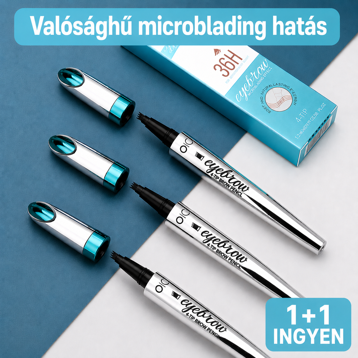Természetes szemöldök microblading nélkül - fájdalom és extra költségek nélkül