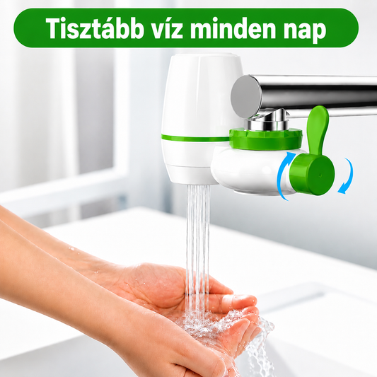 Vízszűrő – telepítés 10 másodperc alatt