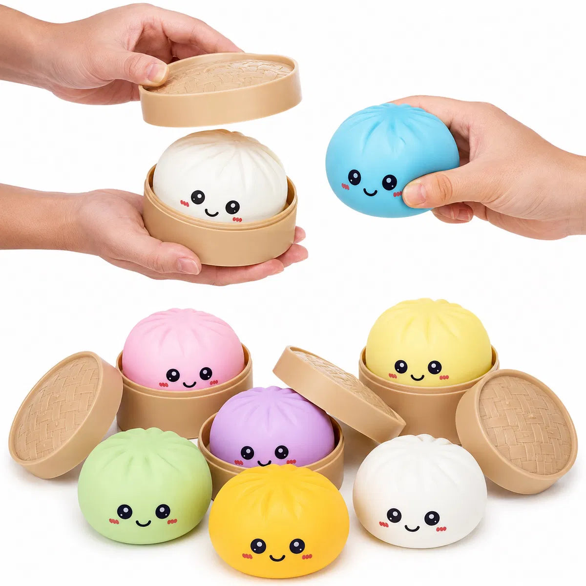Stresszoldó Gömböc Squishy – Tökéletesen Formázható, Azonnali Megnyugtató Hatás