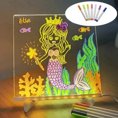 LED-es rajztábla