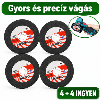 4 Vágótárcsa Készlet + 4 Ingyen, a Vezeték Nélküli Sarokcsiszolódhoz