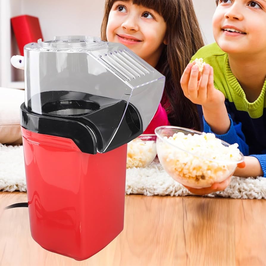 Forrólevegős Popcorn Készítő – Olaj Nélkül, 2 Perc Alatt Kész, 98% Kipattant Szemek