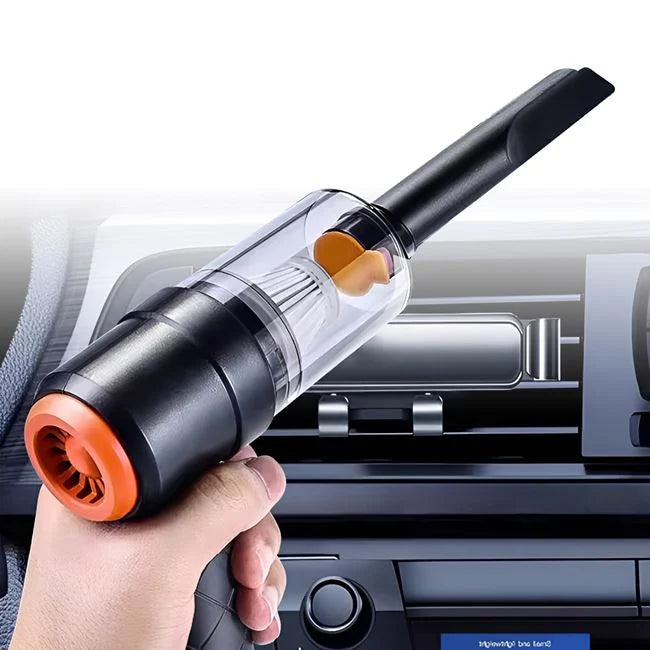Hordozható Mini Porszívó Vezeték Nélkül – Mindenhova Elfér, USB-ről Töltődik, Mindig Kéznél