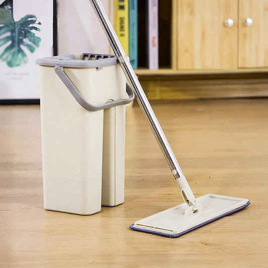 Felmosó vödörrel és 2 pótfejjel – rendetlenség nélkül, nedves kéz nélkül