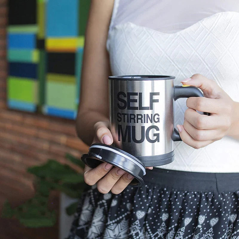 Önkeverős bögre – SELF STIRRING MUG